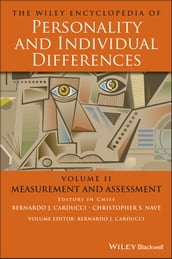 The Wiley Encyclopedia of Personality and Individual Differences, Measurement and Assessment