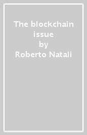 The blockchain issue