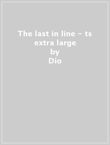 The last in line - ts extra large - Dio
