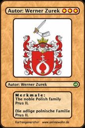 The noble Polish family Prus III. Die adlige polnische Familie Prus III.