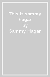 This is sammy hagar
