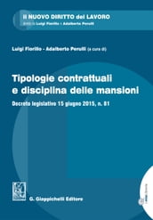 Tipologie contrattuali e disciplina delle mansioni