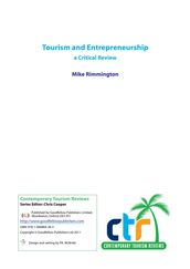 Tourism and Entrepreneurship