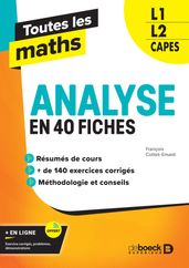 Toutes les maths  Analyse en 40 fiches