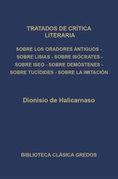 Tratados de crítica literaria