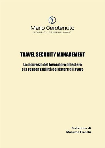 Travel Security Management - Mario Carotenuto