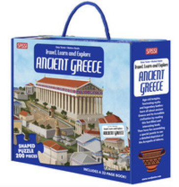 Travel, learn and explore. Ancient greece. Ediz. a colori. Con puzzle - Ester Tomè - Matteo Gaule