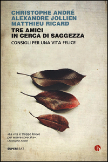 Tre amici in cerca di saggezza. Consigli per una vita felice - Christophe André - Alexandre Jollien - Matthieu Ricard