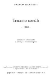 Trecento novelle. Ediz. in carattere diamante e stampa microscopica