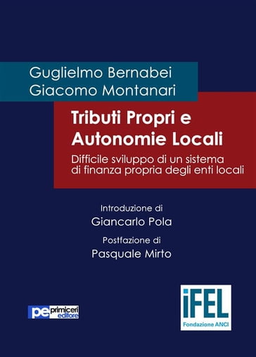 Tributi Propri e Autonomie Locali - Giacomo Montanari - Guglielmo Bernabei