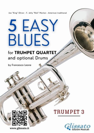 Trumpet 3 part of "5 Easy Blues" for Trumpet quartet - Francesco Leone - Joe 