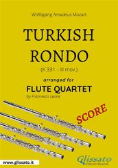 Turkish Rondo - Flute Quartet SCORE