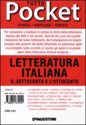 Tutto letteratura italiana. Il Settecento e l'Ottocento