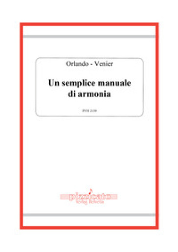 Un semplice manuale di armonia