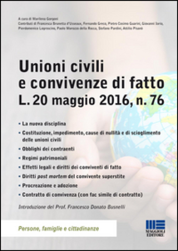 Unioni civili e convivenze di fatto