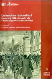 Università e nazionalismi. Innsbruck 1904 e l