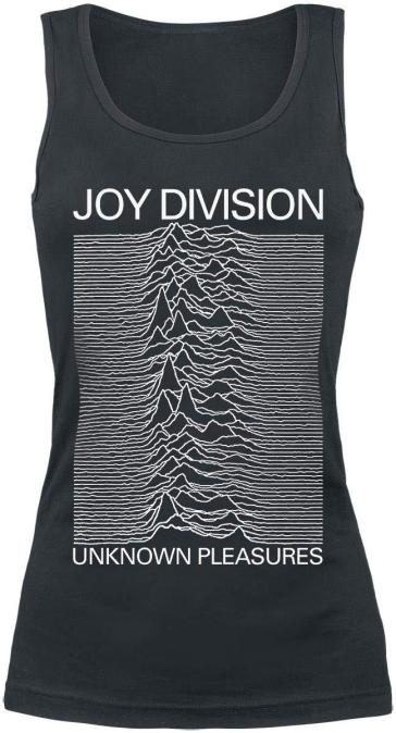 Unknown pleasures women's tank TOP BLACK - M - Joy Division