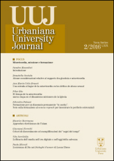 Urbaniana University Journal. Euntes Docete (2016). 2.Misericordia, missione e formazione