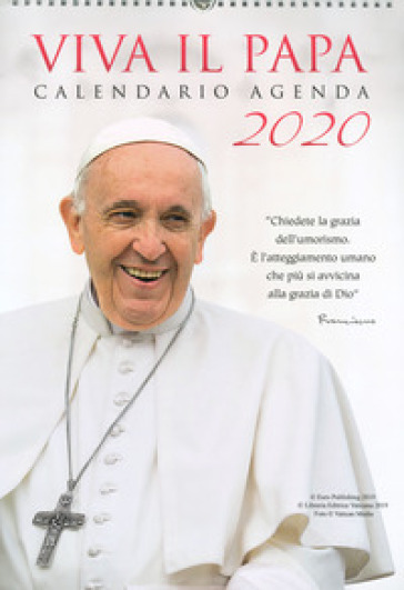 VIVA IL PAPA CALENDARIO AGENDA 2020