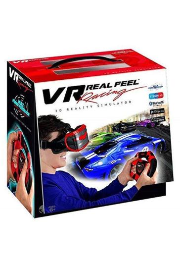 VR Real Feel Racing Car con Visore e Volante