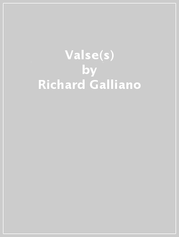 Valse(s) - Richard Galliano