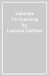 Valutare l e-learning