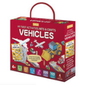 Vehicles. My first activities arts & crafts. Ediz. a colori. Con 200 decals. Con 4 scenes. Con 100 stickers