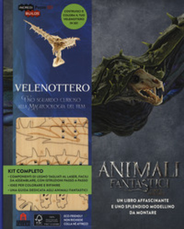 Velenottero. Animali fantastici e dove trovarli. Uno sguardo curioso alla magizoologia del film. Incredibuilds puzzle 3D da J. K. Rowling. Ediz. illustrata. Con gadget - Jody Revenson