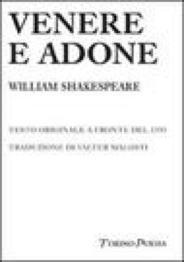 Venere e Adone - William Shakespeare