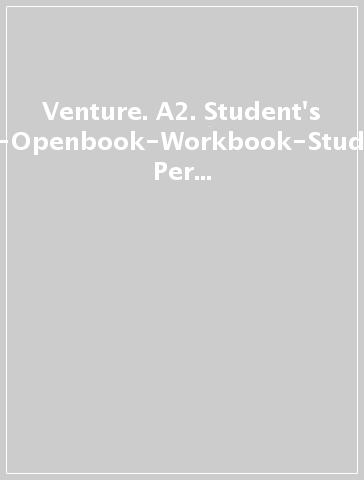 Venture. A2. Student's book-Openbook-Workbook-Studyapp. Per le Scuole superiori. Con CD Audio. Con e-book. Con espansione online