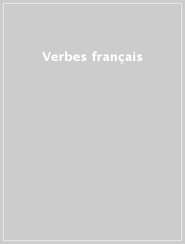 Verbes français