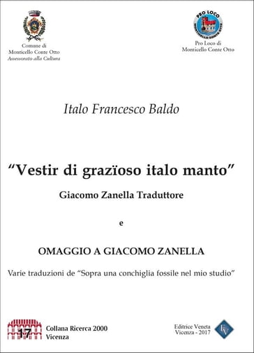 Vestir di grazioso italo manto - Giacomo Zanella