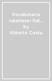 Vocabolario catanese-italiano