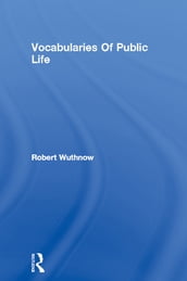 Vocabularies Of Public Life