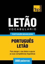 Vocabulário Português Brasileiro-Letão - 3000 palavras