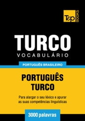 Vocabulário Português Brasileiro-Turco - 3000 palavras