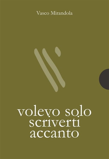 Volevo solo scriverti accanto - Vasco Mirandola - Gianluigi Gherzi