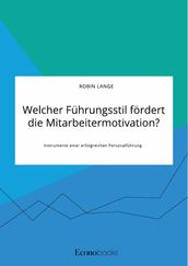 Welcher Führungsstil fördert die Mitarbeitermotivation? Instrumente einer erfolgreichen Personalführung