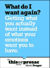What Do I Want Again?: Getting What You Actually Want Instead Of What Your Emotions Want You To Have