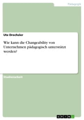 Wie kann die Changeability von Unternehmen pädagogisch unterstützt werden?