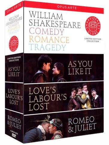 William Shakespeare: Comedy, Romance, Tragedy (4 Dvd) [Edizione: Regno Unito] - Dominic Dromgoole - Thea Sharrock