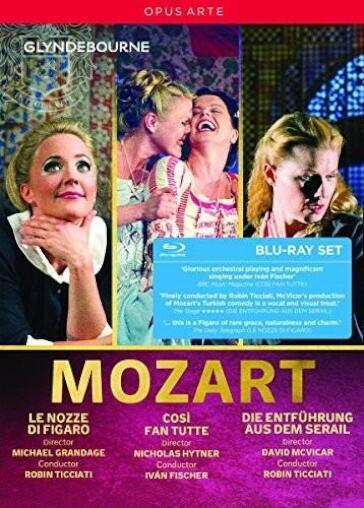 Wolfgang Amadeus Mozart - Le Nozze Di Figaro, Cosi' Fan Tutte, Die Entfurhung (3 Blu-Ray)