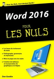 Word 2016 Poche Pour les Nuls