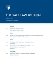 Yale Law Journal: Volume 121, Number 5 - March 2012
