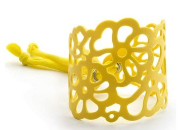 Yellow Rubber Tatù Bracelet