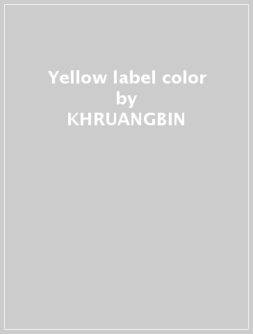 Yellow label color - KHRUANGBIN