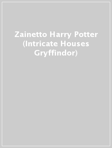 Zainetto  Harry Potter (Intricate Houses Gryffindor)