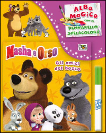 Gli amici del bosco. Albo magico Masha e Orso. Con gadget