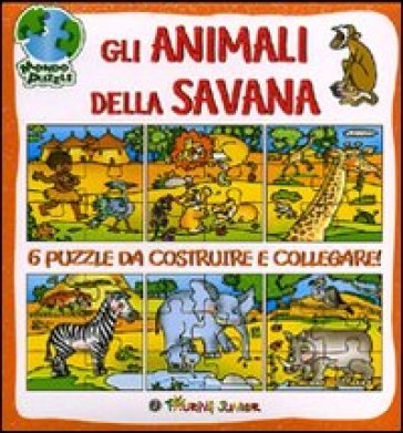 Gli animali della savana. Libro puzzle - Irene Mazza