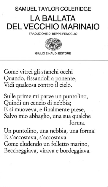 La ballata del vecchio marinaio - Samuel Taylor Coleridge